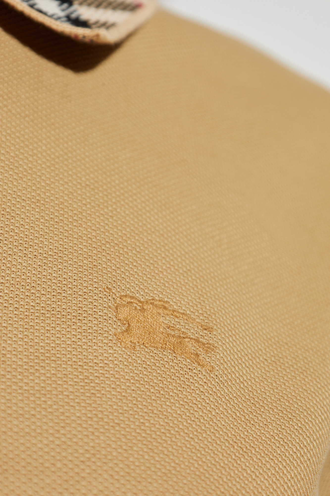 【美品】BURBERRY カバーオールブルゾン リネン シルク BURBERRY】ニューLINCOLNSHIRE ロゴ刺繍 ジャケット (Burberry